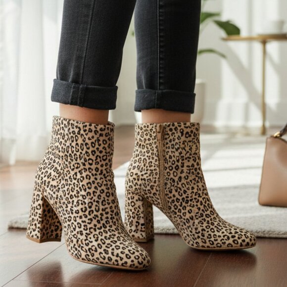 Gianni Bini Cheetah Ankle Boot pre-owned - Picture 6 of 15